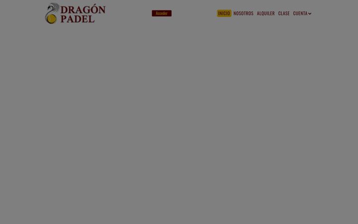 Screenshot of dragonpadel.com