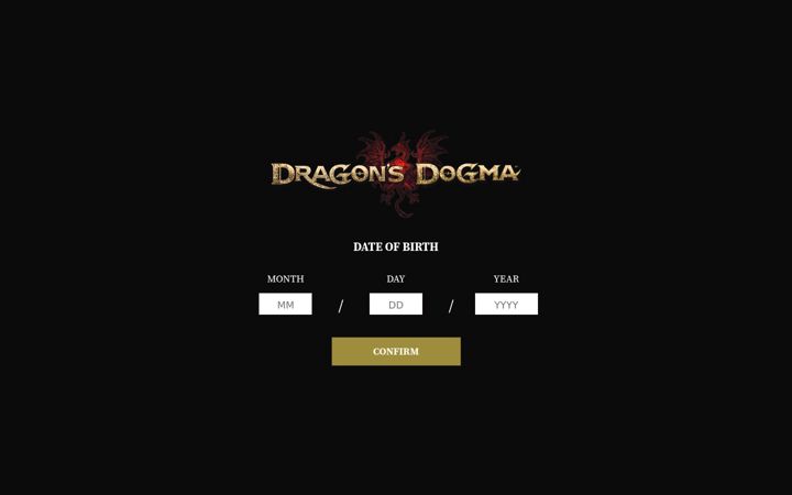 Screenshot of dragonsdogma.com