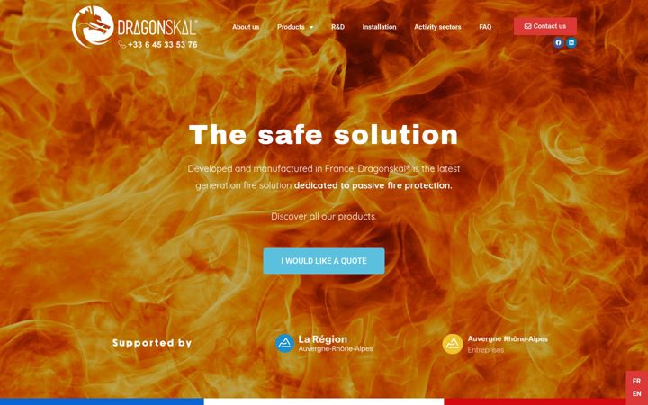 Screenshot of dragonskal.com