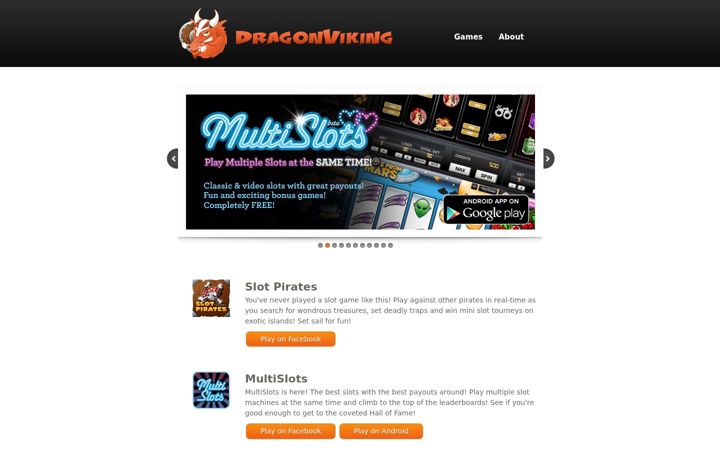 Screenshot of dragonviking.com