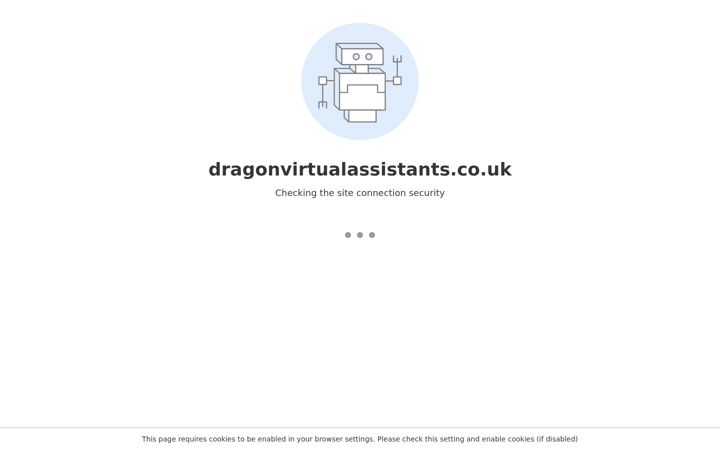 Ekrano kopija dragonvirtualassistants.co.uk