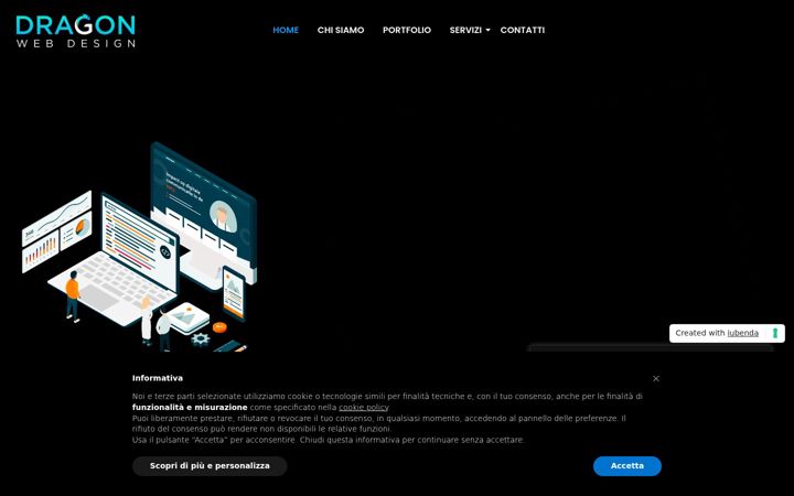 Screenshot of dragonwebdesign.it
