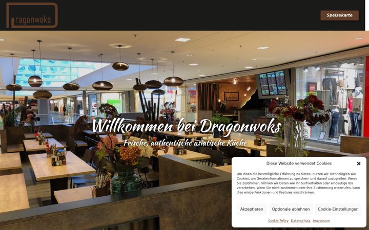 Screenshot of dragonwoks.in