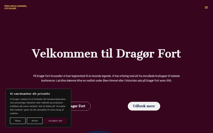 Skærmbillede af dragorfort.dk