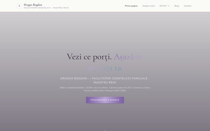 Screenshot of dragosbogdan.ro