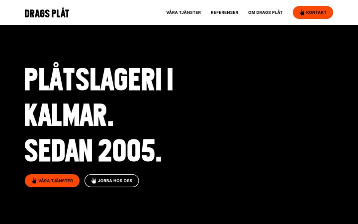 Captură de ecran a dragsplat.se