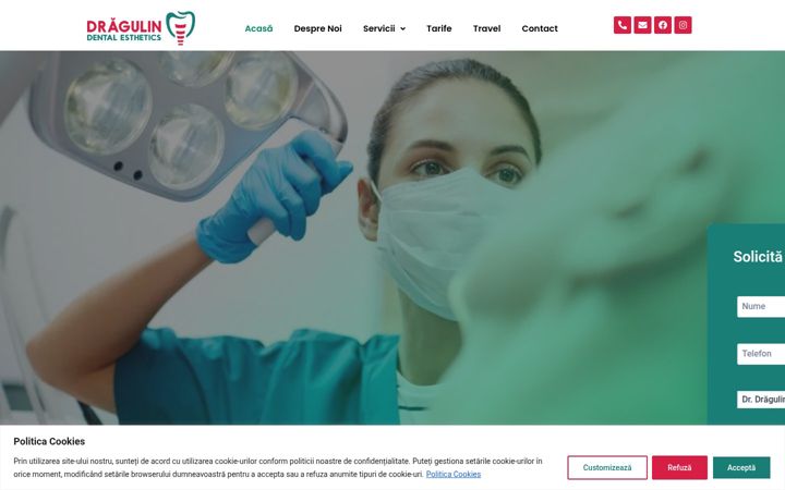 Screenshot of dragulindentalesthetics.ro