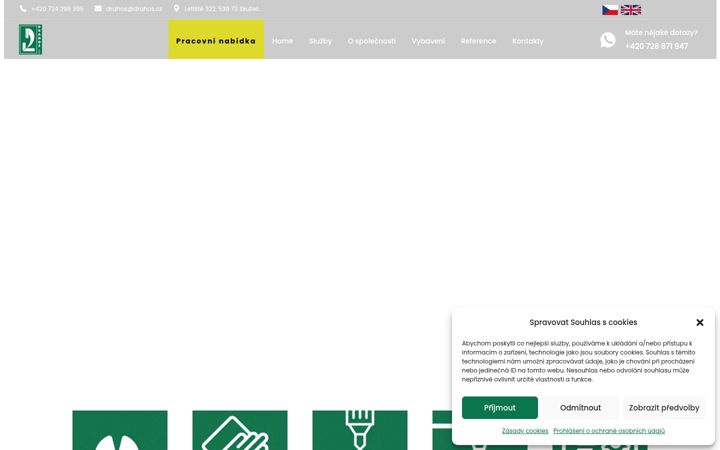Screenshot di drahos.cz