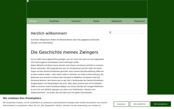 Screenshot of drahthaar-vom-gehrenberg.de