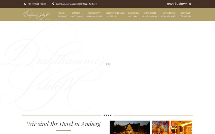 Screenshot ta' drahthammerschloessl.de