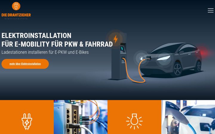 Skjámynd af drahtzieher-elektro.de