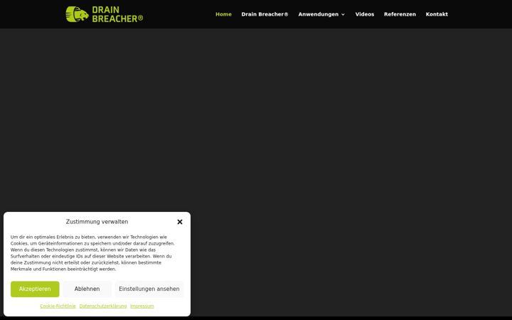Screenshot of drain-breacher.de