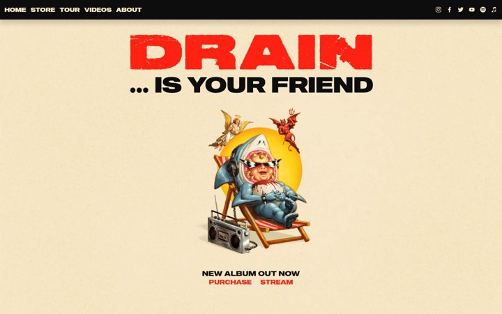 Screenshot of drain831.com