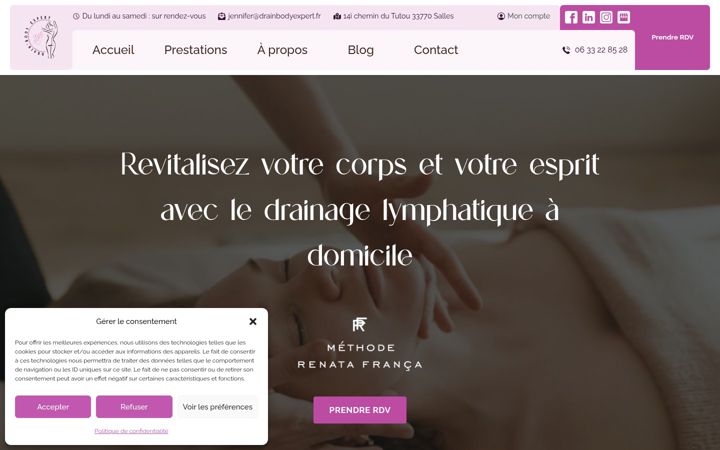 Screenshot of drainbodyexpert.fr