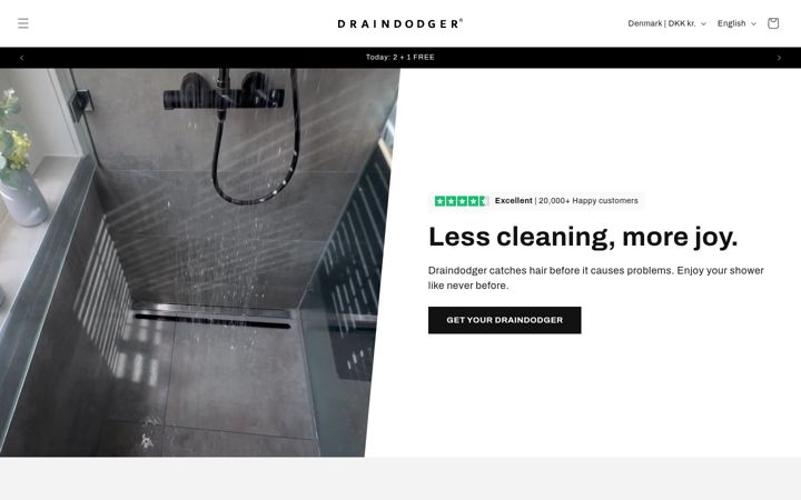 Screenshot of draindodger.com