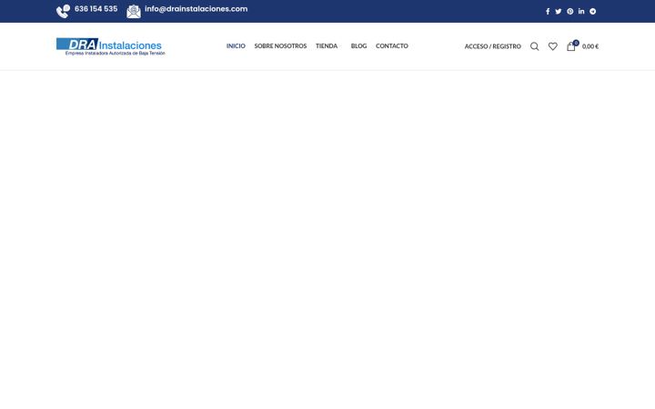 Screenshot of drainstalaciones.com