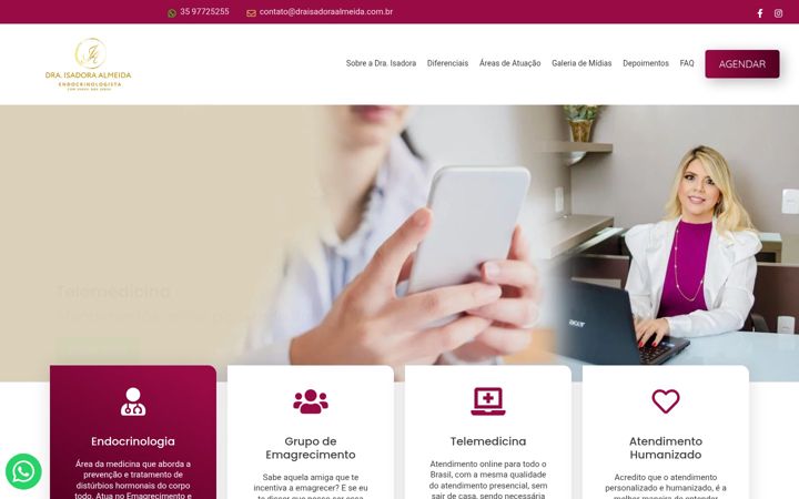 Екранна снимка на draisadoraalmeida.com.br