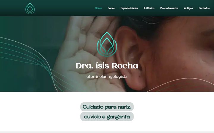Екранна снимка на draisisrocha.com.br