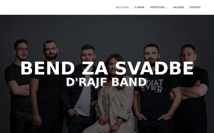 Screenshot of drajfband.com