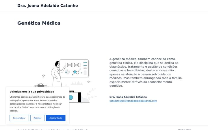 Screenshot of drajoanaadelaidecatanho.com