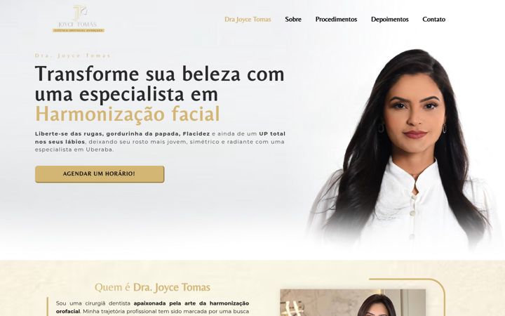 Screenshot of drajoycetomas.com