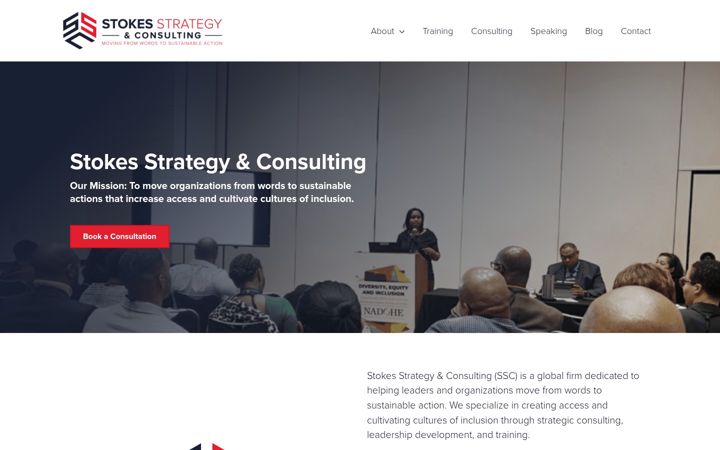 Screenshot of drajstokes.com