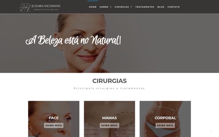 Ekrānuzņēmums no drajussarahachmann.com.br