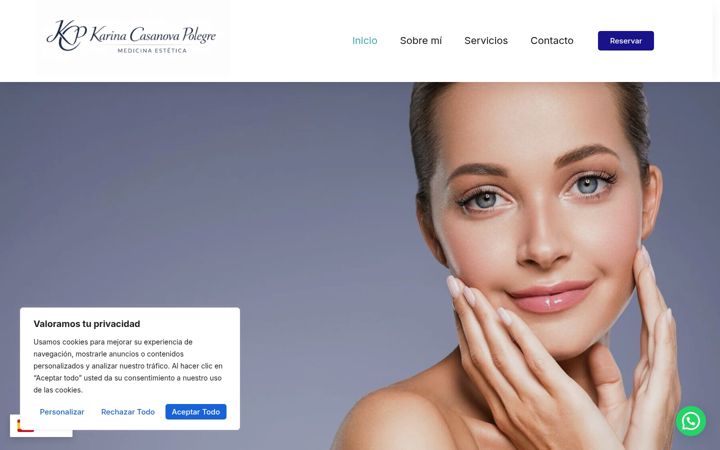Screenshot of drakarinacasanova.com