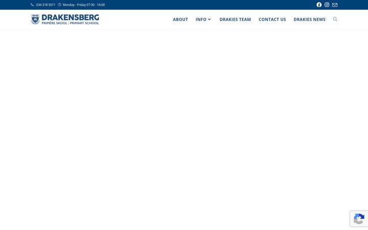 Screenshot stránky drakensbergskool.co.za