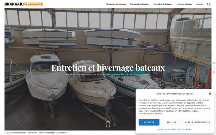 Captura de pantalla de drakkarplaisance.fr