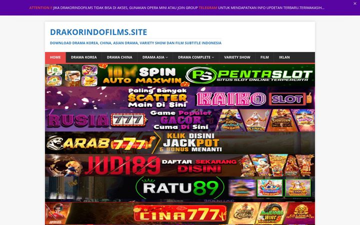 Screenshot of drakorindofilms.autos