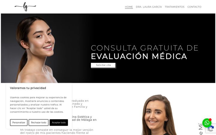 Screenshot of dralauragarcia.com