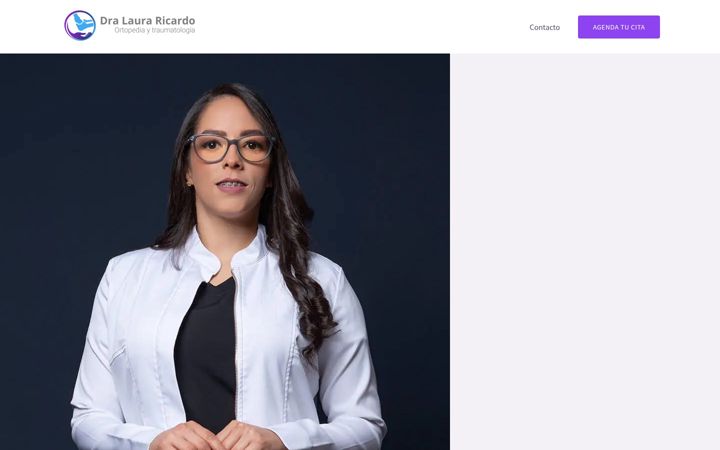 Screenshot of dralauraricardo.com