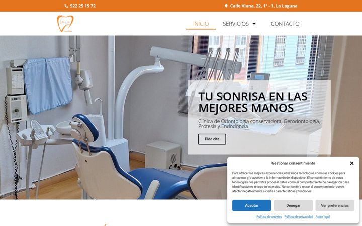 Screenshot of draleonclinicadental.com
