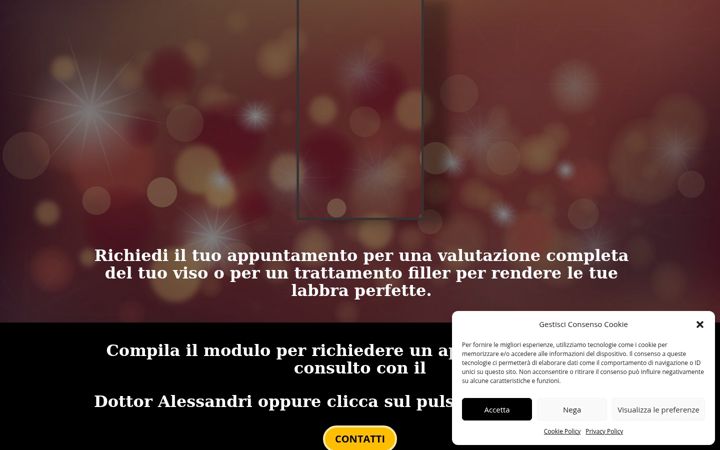 Screenshot of dralessandriclinic.it