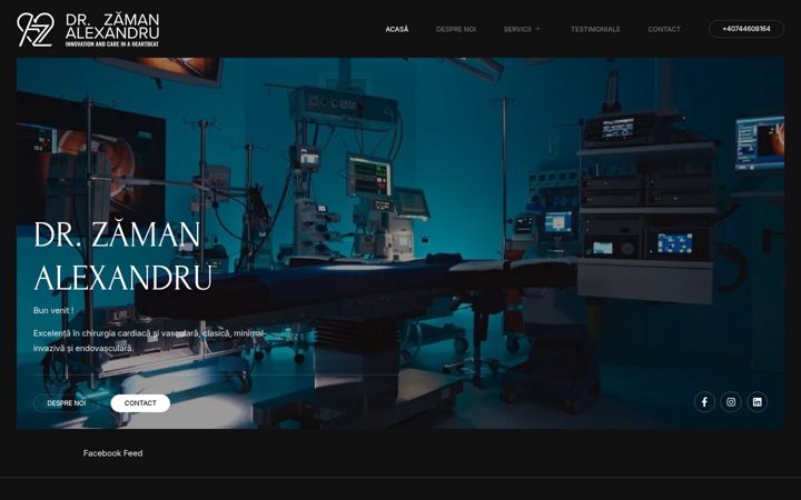 Screenshot of dralexandruzaman.ro