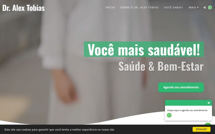 Screenshot stránky dralextobias.com.br