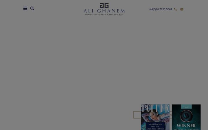 Screenshot of dralighanem.com