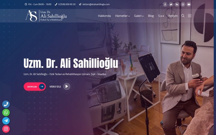 Screenshot of dralisahillioglu.com