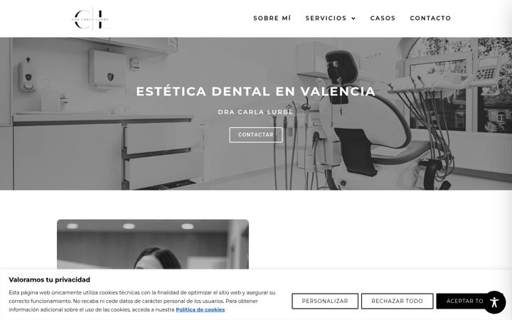Screenshot of dralurbe.com