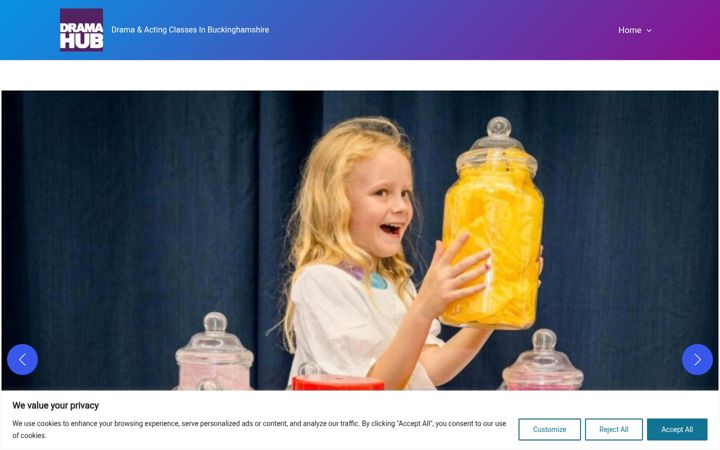 Skjámynd af drama-hub.co.uk