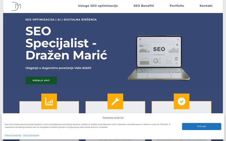 Screenshot of drama-seo.com