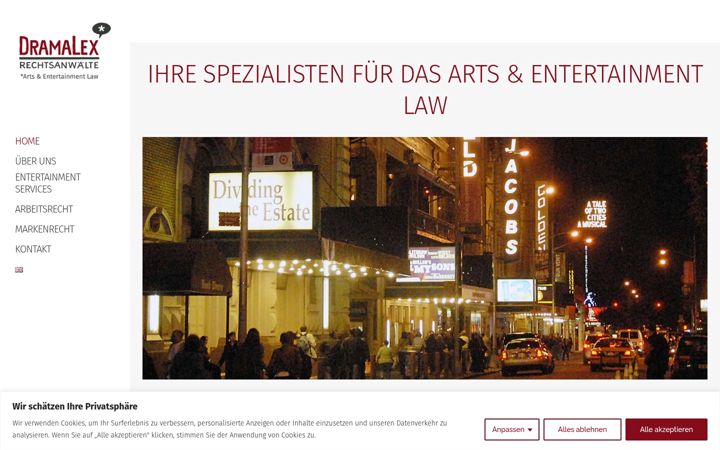 Screenshot of dramalex.com