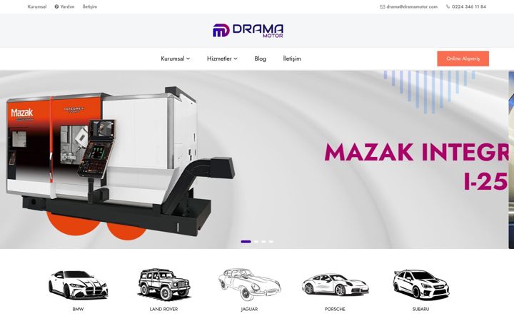Screenshot of dramamotor.com