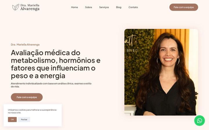Screenshot von dramariellaalvarenga.com.br