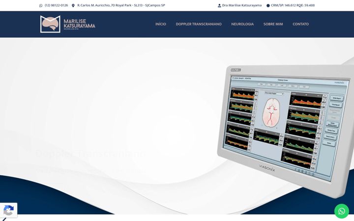 Screenshot of dramariliseneurologista.com