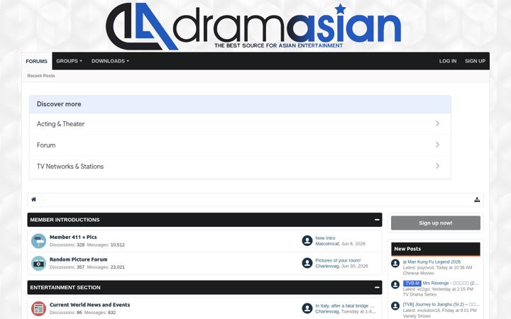 Screenshot of dramasian.com