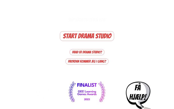 Skærmbillede af dramastudio.dk