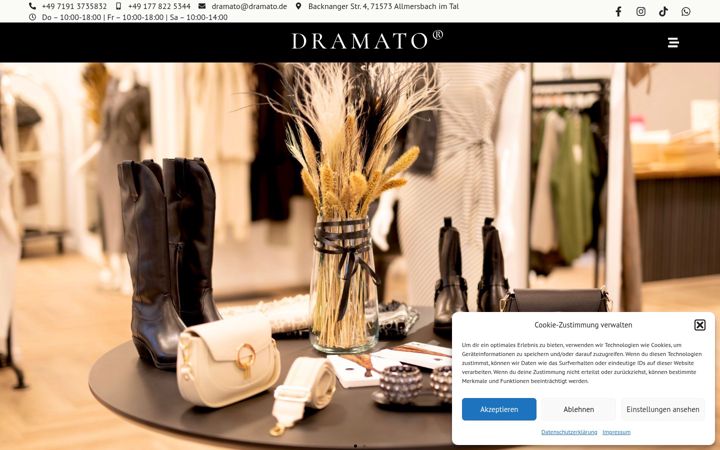 Screenshot of dramato.de