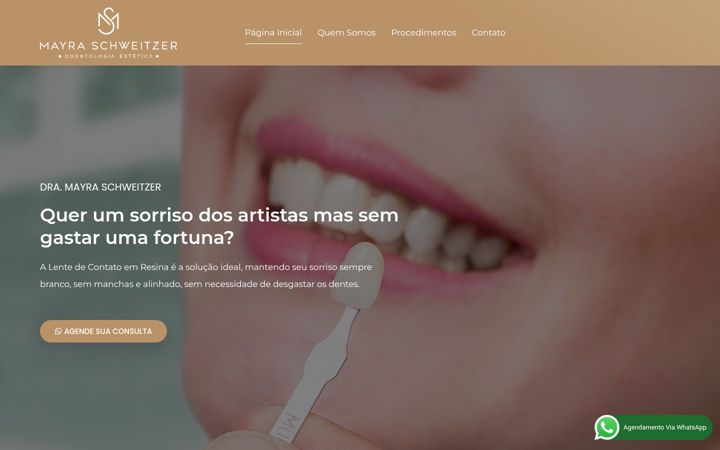 Screenshot von dramayraschweitzer.com.br